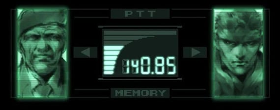 A screenshot of the MGS1 codec UI.